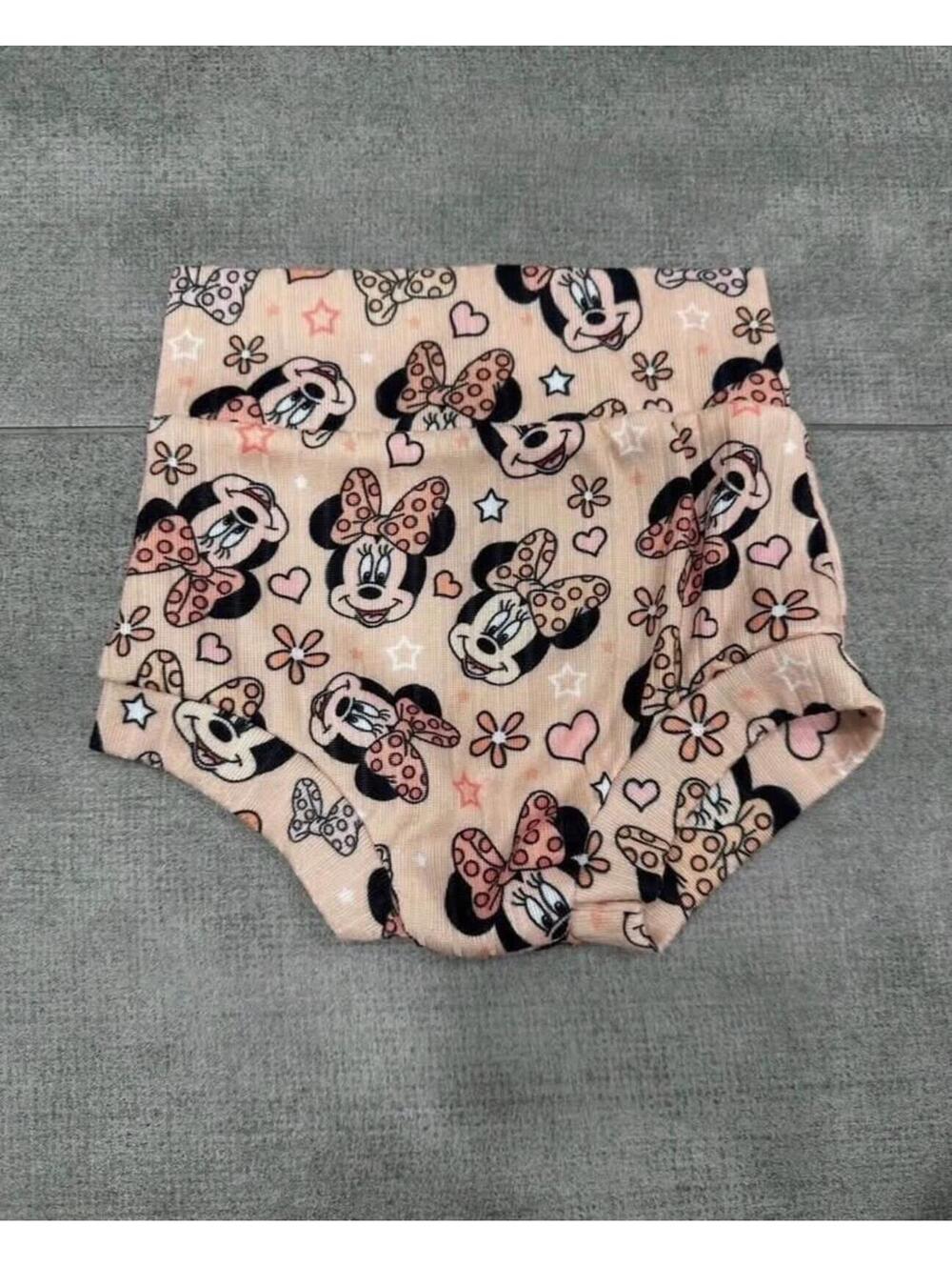 3-6m • No Brand Tag • No Size tag (Approx 3-6m) • Baby Minnie Mouse shorts